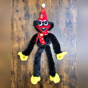 Christmas Huggy Wuggy, BLACK Huggy Wuggy in Christmas Costume